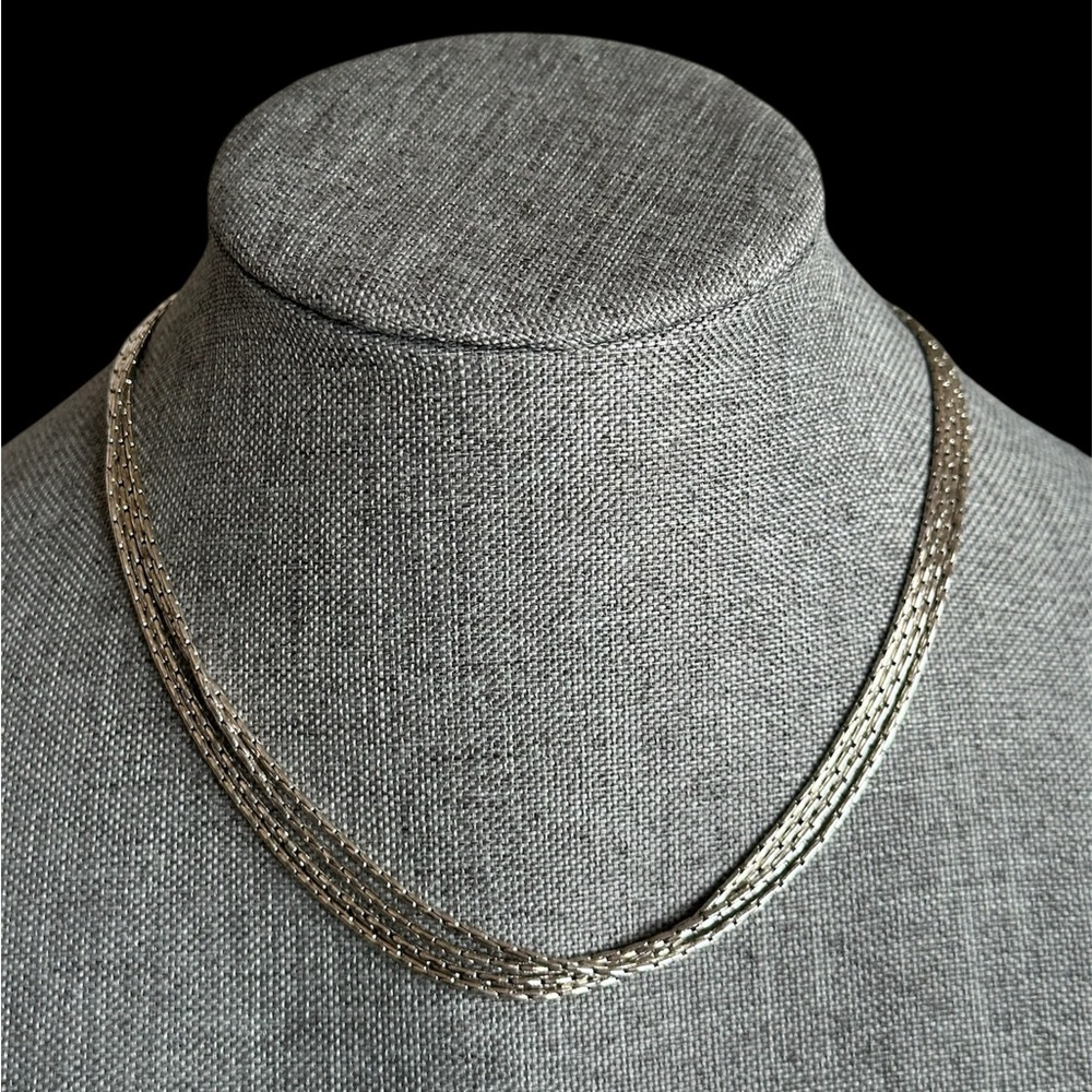 Premier Design Elegant Silver4 Chains Necklace - image 3